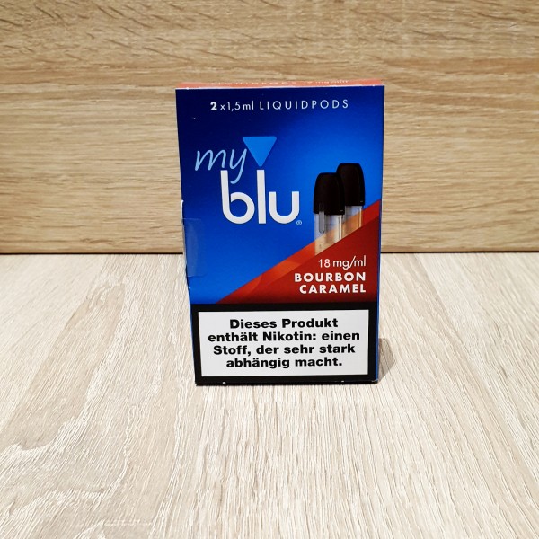 My Blu Pod Bourbon Caramel 18mg
