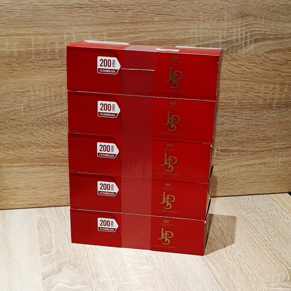 JPS Red Filterhülsen 5x200 Stück
