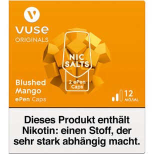 Vuse ePen Caps - Blushed Mango 12mg