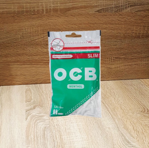 OCB Menthol Filter Slim 10x120